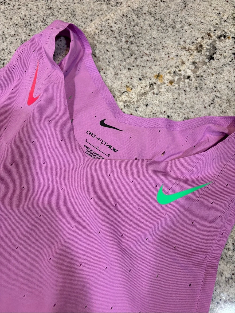 Nike AeroSwift Dri-FIT ADV Running Singlet Women’s Size L ‘Kipyegon' FN2504-532